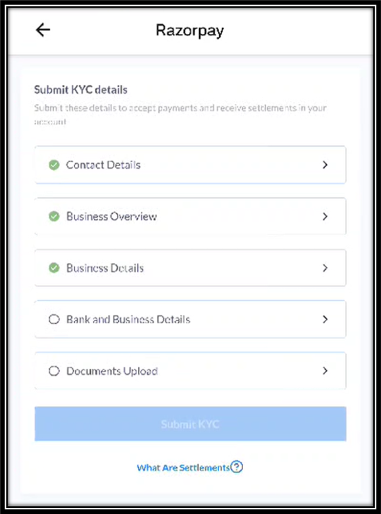 Guide to completing Payment KYC with Razorpay by Amazon