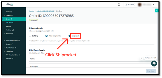 Choose Shiprocket Service