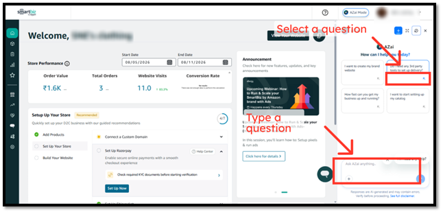 Ask or Select a Question