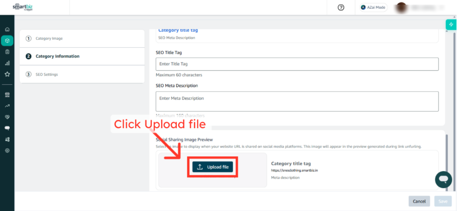 Upload Supporting File